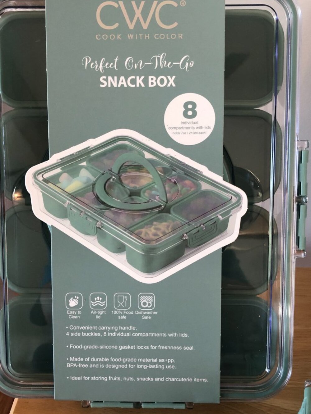 NEW - CWC (Cook with Color) Perfect On-the-Go Snack Box - Picture 2 of 13